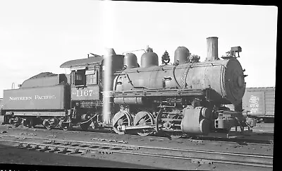 Railroad Negative Northern Pacific 1167 0-6-0 Duluth MN 7-1953               368 • $14.99