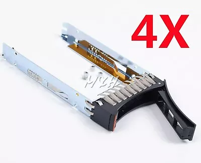 $25 • Buy 4PCS 2.5  HDD Caddy Tray For IBM X3550 X3650 X3500 X3400 M2 M3 M4 HS22 44T2216