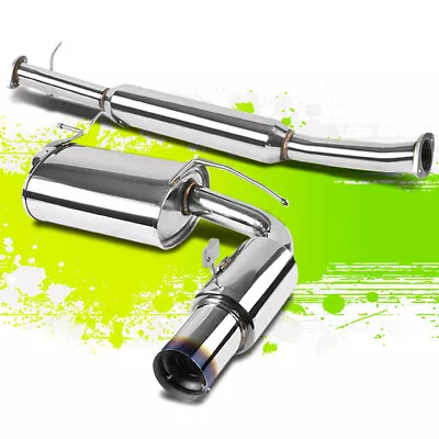 For Miata Se/le/mx-5 Na Stainless Catback 2.5  Burnt Exhaust Muffler 3.5 Tip • $160