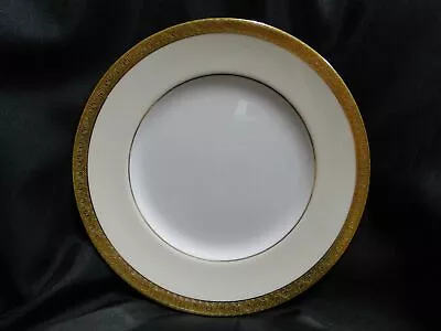 Minton Buckingham Encrusted Gold Trim Cream Rim: Dinner Plate (s) 10 3/4  • $39.99