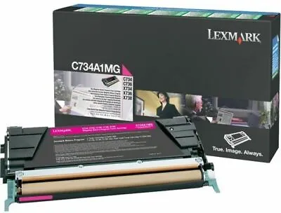 🔥 Genuine Lexmark C734A1MG Magenta Toner Cartridge - Boxed (VAT Inc) 🔥 • £24.95