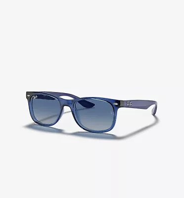 Ray-Ban RB2140 Wayfarer Blue Lenses Unisex Classic Sunglasses - Transparent Blue • $120