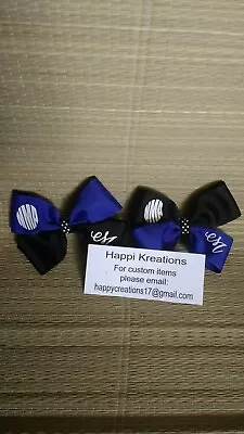 Monogrammed Tuxedo Hairbow • $4