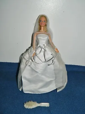 1999 Mattel Blushing Bride Barbie Doll • $9