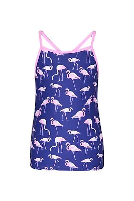 £12.99 • Buy Mountain Warehouse Kids Printed Tankini Top Girls UV Protection Bikini Swimsuit
