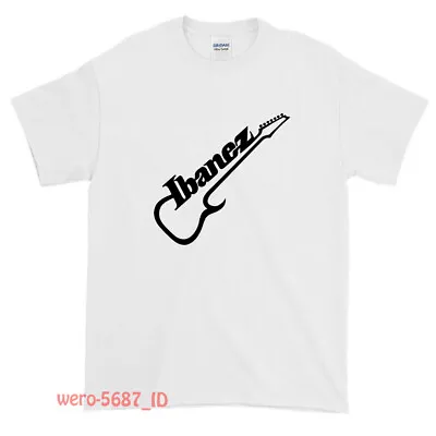 Ibanez Guitar Logo Unisex Clothing Short Sleeve  T-shirt USA Size S-XXL • $21.99