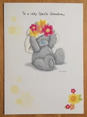 ‘Very Special Grandma’ Me To You Easter Card - 6.75”x4.75” Tatty Teddy Bear • £1.75