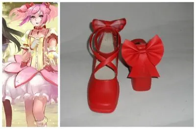 Puella Magi Madoka Magica Kaname Cosplay Costume Boots Boot Shoes Shoe & • $38.88