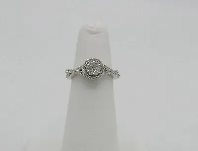  Zales .40CT Women 10KT White Gold Diamond Anniversary  Wedding  Engagement Ring • $249.99
