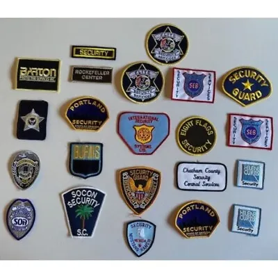 22 Vintage Security Patches: Eight Flags Rockefeller Beekman Mustang Ranch • $44