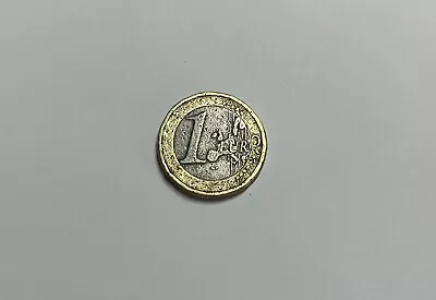 1 Euro Coin Germany 2002 Super Rare Loose Centre And Misprinted Letter • $606.35