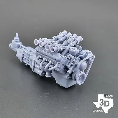 Ford 289/302 Windsor Cross Ram Model Engine Resin 3D Printed 1:24-1:8 Scale • $27.50