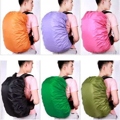 35-60L Backpack Rain Cover Outdoor Hiking Climbing Bag Cover Waterproof Cover • $11.99