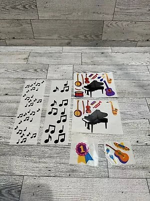 Mrs Grossman's Vintage Stickers Musical Instruments & Notes • $3.50