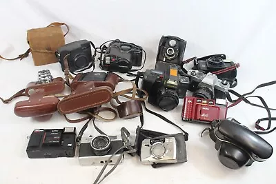 F X14 Vintage Film Cameras Inc Miranda FM-X Olympus AZ-330 Yashica Kodak Etc • £24