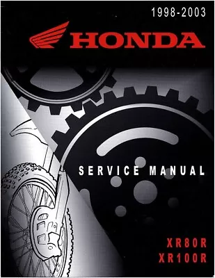 Honda XR80R XR100R 1998-2003 SERVICE REPAIR SHOP MANUAL COMB BOUND • $30