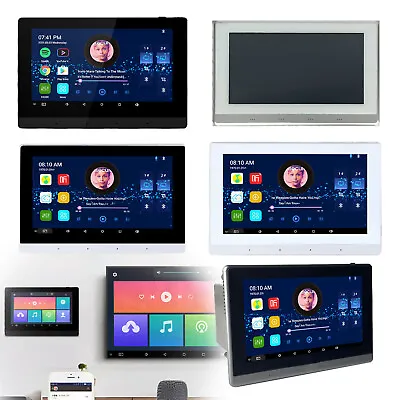 Touch Screen In Wall Amplifier 7'' Stereo Audio Background Music WIFI BluetootBr • $294.49