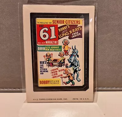 1974 Wacky Packages - 61 Magazine Series 11 • $5.95