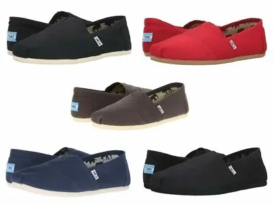 TOMS Men's Classic Canvas Slip On Shoes 100 % Original New Fast Shipping • $39.95