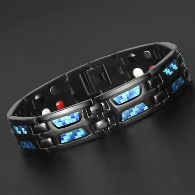 Magnetic Bracelet Therapy Weight Loss Arthritis Health Pain Relief For Men Women • £4.59