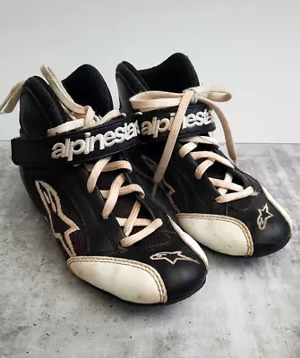 Alpinestars Go Karting Racing Boots For Kids Child Shoe Size (US 12.5- EUR 30) • $44.95