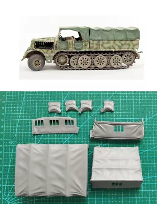 1/35 Resin Carport Fit For WWII German 18-ton FAMO Trailer 35239 35246 Model Kit • $39.99