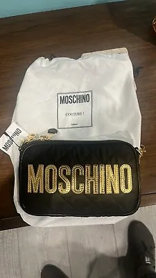 Stunner*** Love Moschino Chain Strap Quilted Shoulder Bag Black (Brand New) • $180