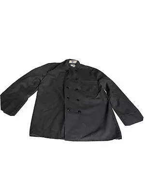 Chef Coat 40 Reg Men's Ten Button Full Cut Kitchen Uniform • $9.99