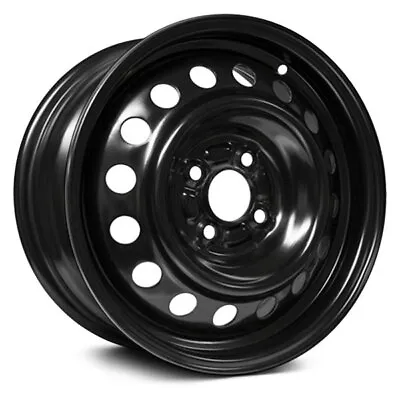 $80.99 • Buy RT 15  STEEL WHEEL 4 LUG X45619 Wheel 15x5.5 (40, 4x100, 60.1) Black Single Rim