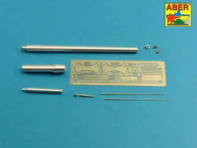 Aber 35L-225 - 1:35 German Maus Tank Metal Gun Barrels And Accessories Set • $29.99