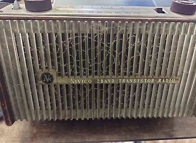 Jvc Nivico Transistor Two Band  Radio Model Th-277os 1961 Mfg And It Works!!!!! • $250