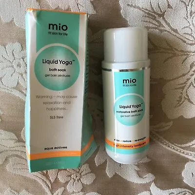 Mio Liquid Yoga Restorative Bath Soak 200 Ml New Box Tatty (m4) • £12.99