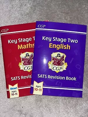 New KS2 Maths SATS Revision Book 2 Books Collection Set ( Maths & English) NEW • £5