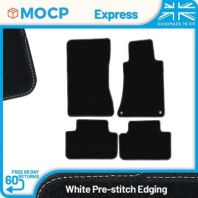 Express With White Pre-Stitch Trim Car Mats To Fit Mercedes C-Class Saloon Es... • $29.12