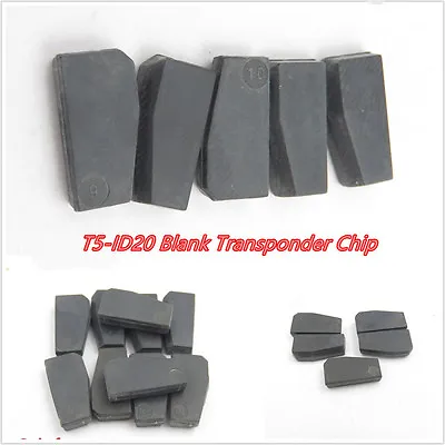10 Pcs Car Off-Road Black Mini T5-ID20 Blank Transponder Chip For Remote Key • £28.67
