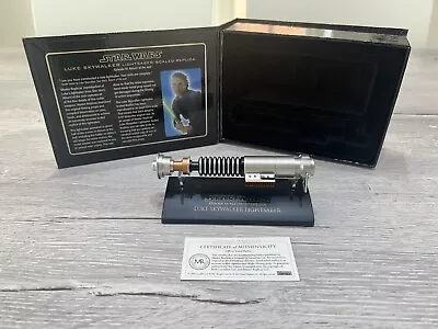 Master Replicas Star Wars Luke Skywalker Lightsaber .45 Scaled Replica (sw-300) • £89.99