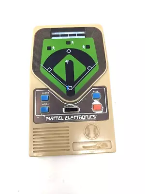 Vintage 1978 Mattel Baseball Handhell Electronic Video Game • $59.99