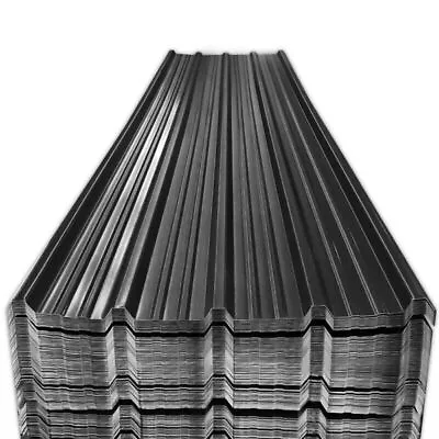 12 Carport Shed Roof Sheets Corrugated Profile Galvanized Metal Roofing Panel UK • £51.98