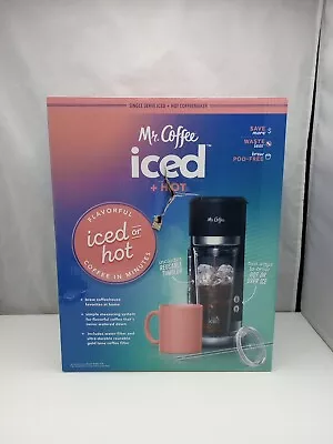 Mr. Coffee Single Serve Iced Hot Coffee Maker Reusable Tumbler Filter New Box157 • $40