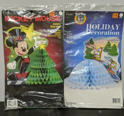 Eureka Mickey Mouse & Tiny Toon Honeycomb 11  Centerpieces - Lot Of 2 - Sealed • $9.75