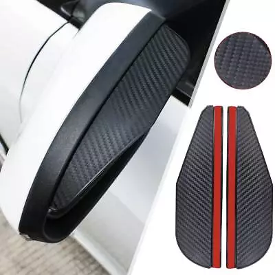 2× Universal Car Rear View Wing Mirror Sun Shade Shield Rain Board Eyebrow Guard • £2.75