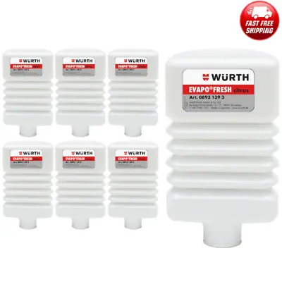 6 X Würth® EVAPOmat Vehical Air Conditioner Cleaning Fresh Refills - 100ml • $124.45