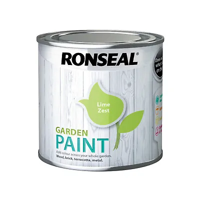 Ronseal Outdoor Garden Paint - For Exterior Wood Metal Stone Brick - All Colours • £9.62