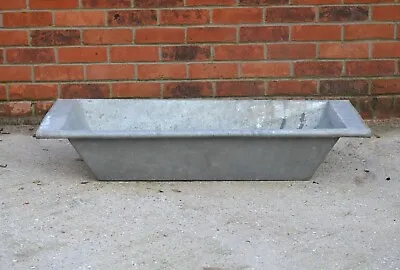 Old Vintage Galvanized Tin Bath/dog/ Flower Tub/ Trough /duck Pond FREE DELIVERY • £104.95