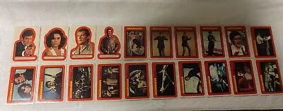 1979 Topps James Bond Moonraker Sticker Cards  1 Thru 22 Missing #2 & #11 • $20