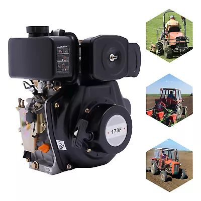 247CC 4 Stroke Single Cylinder Diesel Engine For Small Agricultural Machine 5 Hp • $317.30