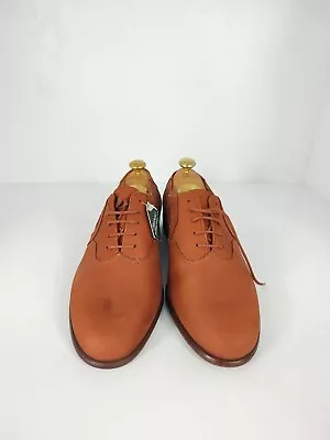 NEW Pakerson Hand Made In Italy Men's Brown Leather Derby Shoes UK 8  • £75