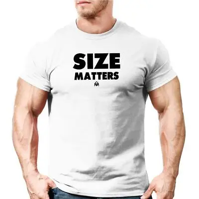 Size Matters | Bodybuilding Gym T-Shirt Clothing Training Workout GYMTIER • £13.99