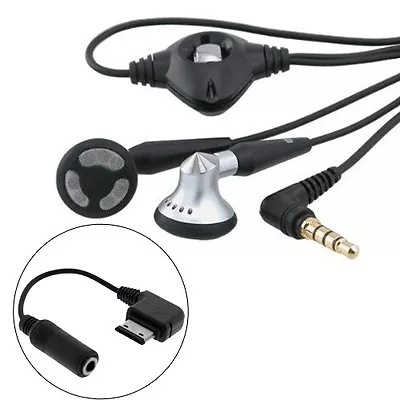 OEM 3.5MM HANDS-FREE HEADSET EARPHONE MIC WITH 20-Pin ADAPTER For SAMSUNG PHONES • $11.27