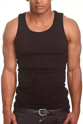 PRO 5 A Shirt Under Shirt Muscle Shirt Tank Top Cotton Wife Beater S - 2X. 1PC • $9.95